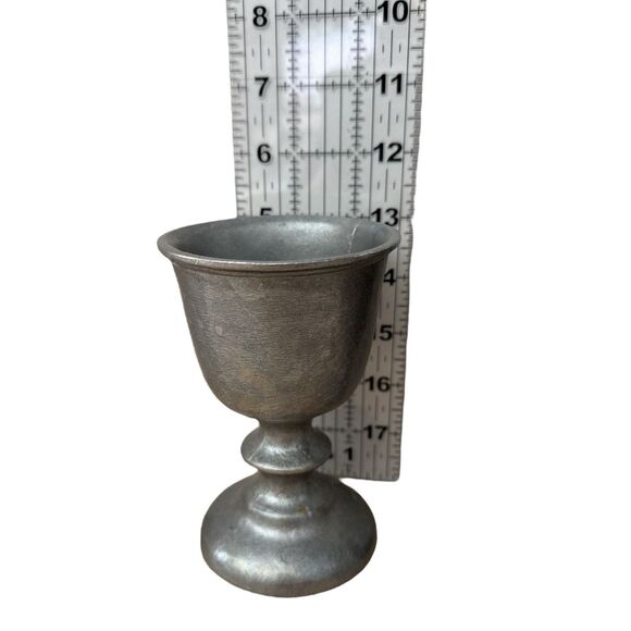 Set 2 Wilton Armetale Pewter Goblets  Tavern Wine Water USA VTG - Picture 3 of 7